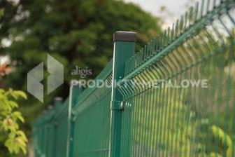 Galvanized and powder varnish panelled fence H=1730 mm