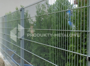 Galvanized and powder varnish panelled fence 2D H=1230 mm